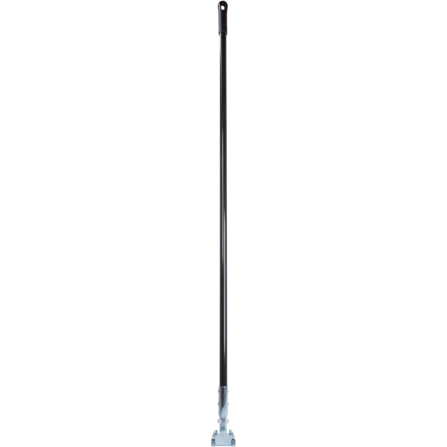 Carlisle 362113EC03 60" Black Fiberglass Dust Mop Handle with Clip-On Connector