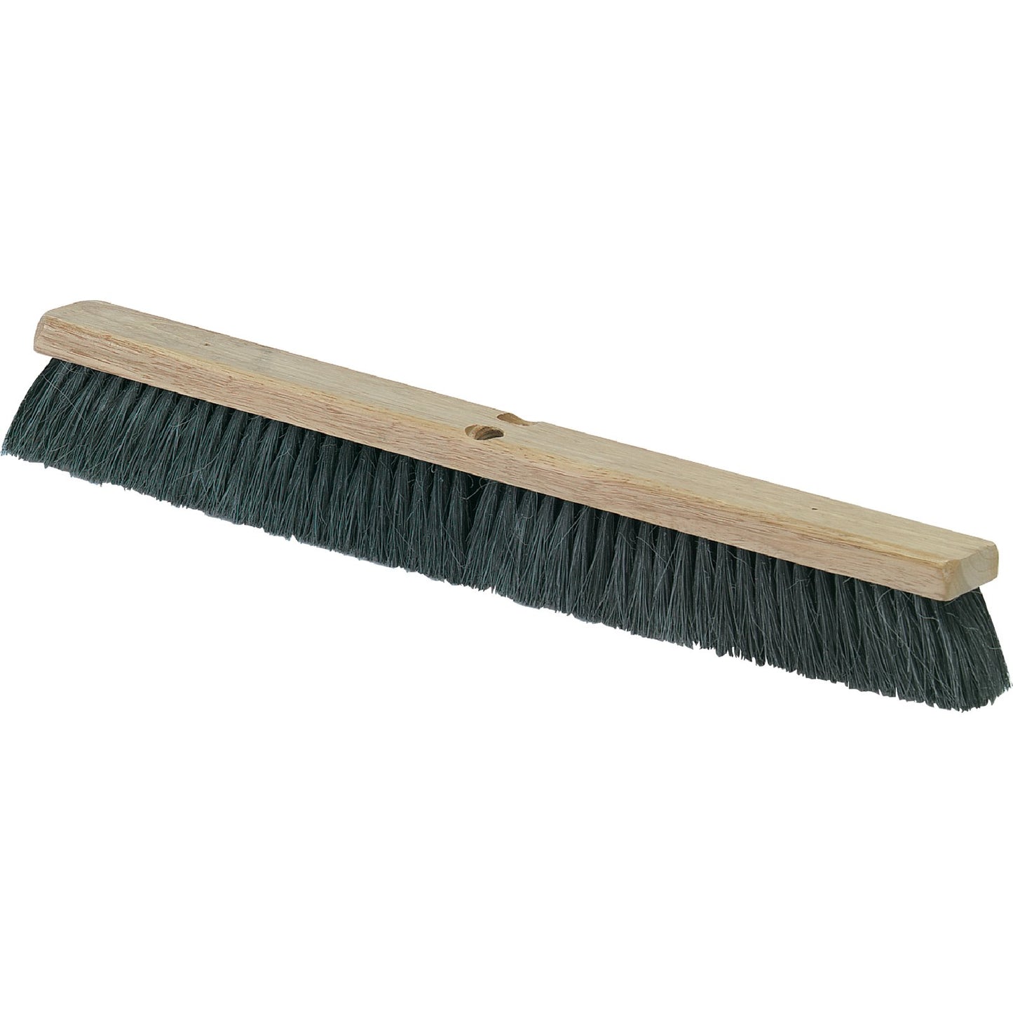Carlisle 3621922403 24" Black Flo-Pac Hardwood Push Broom Head with Tampico Bristle