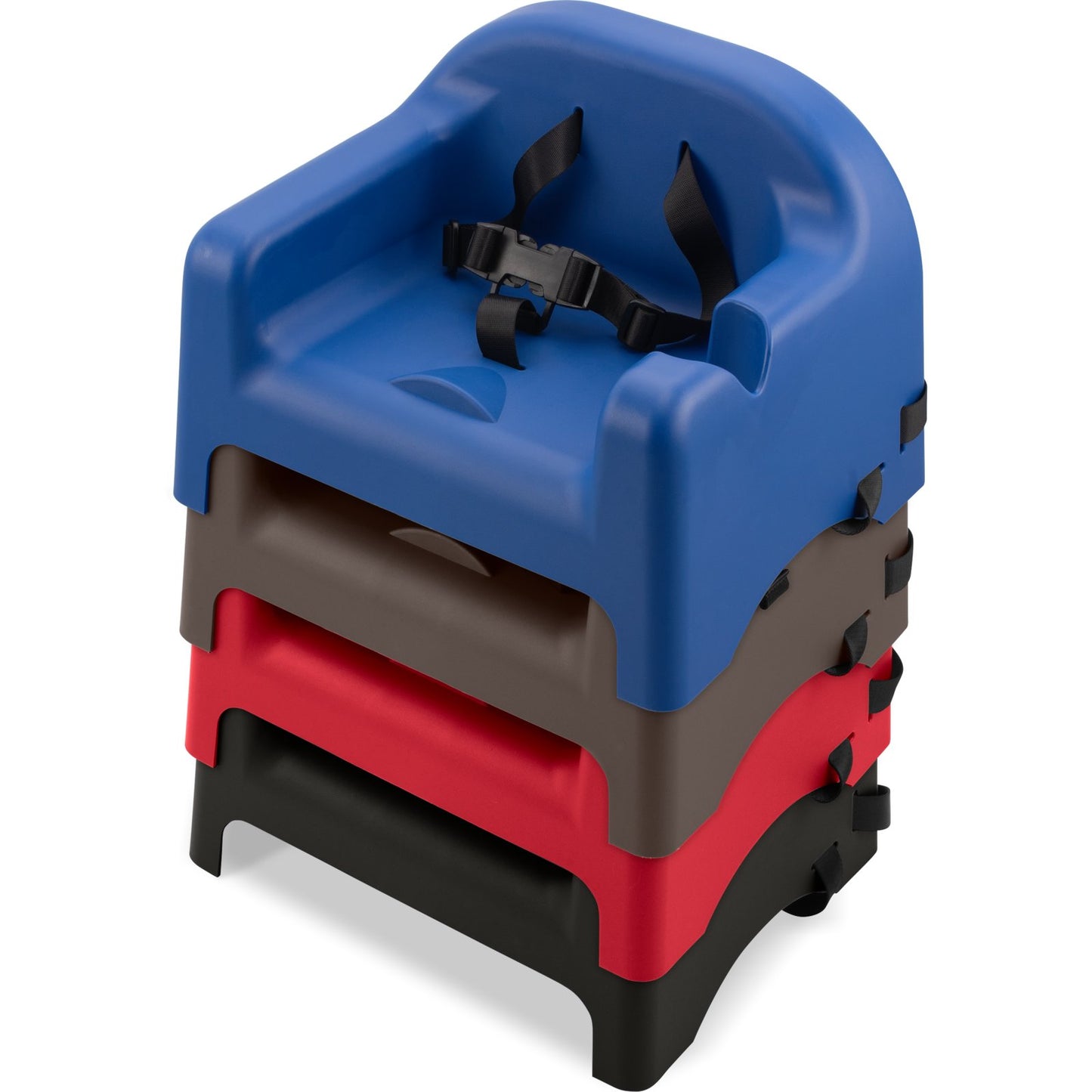 Carlisle 911414 Blue Polypropylene Stackable Booster Seats
