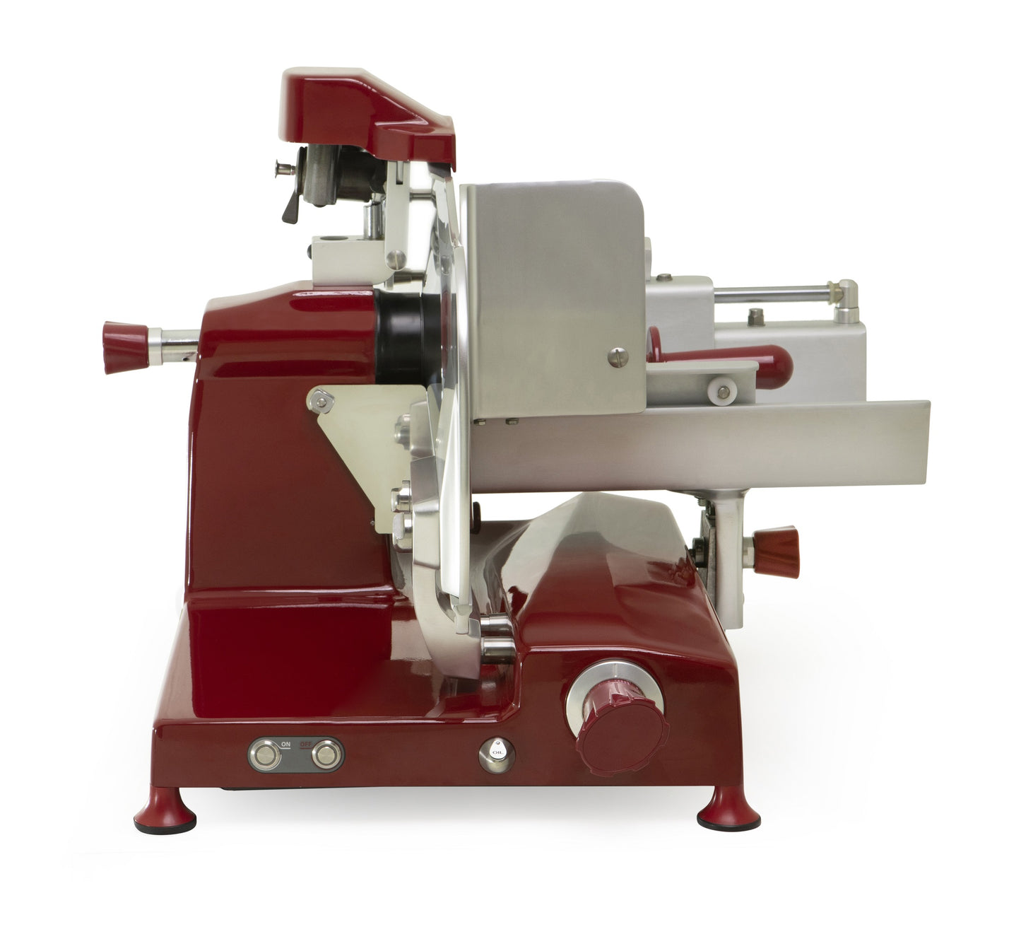 Omcan 49532 15-inch Red Blade S-Series Horizontal Gear-Driven Meat Slicer