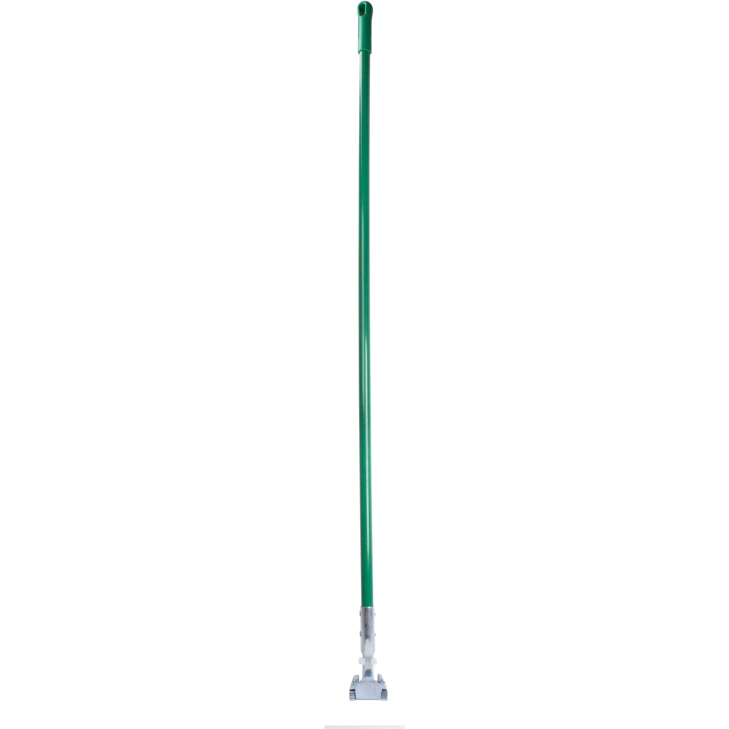 Carlisle 362113EC09 60" Green Fiberglass Dust Mop Handle with Clip-On Connector