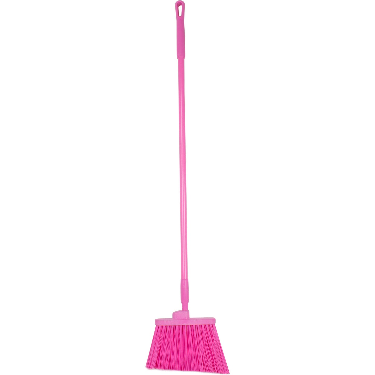 Carlisle 41083EC26 56" Pink Color Coded Duo-Sweep Unflagged Angle Broom