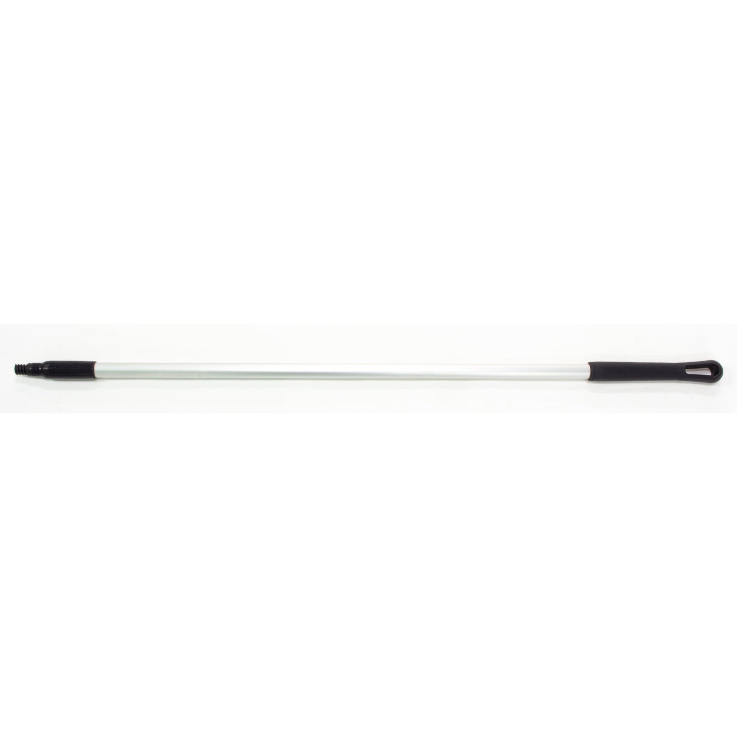 Carlisle 40216EC03 48" Black Natural Aluminum Handle with Color-Coded Tip and Hang Up Cap