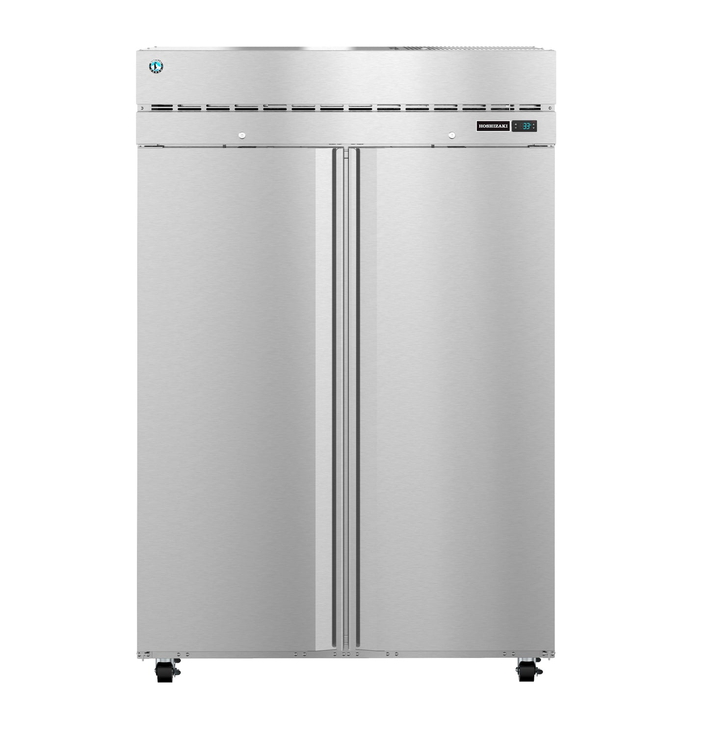 Hoshizaki F2A-FSN Two Section Stainless Door with Lock Upright Freezer