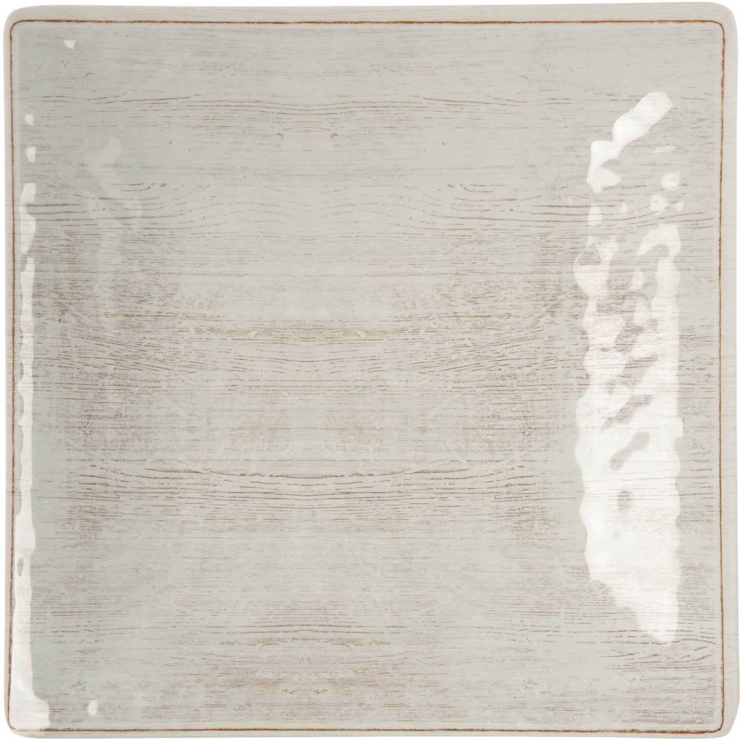 Carlisle 6402306 8.5" Buff Grove Melamine Square Salad Plate