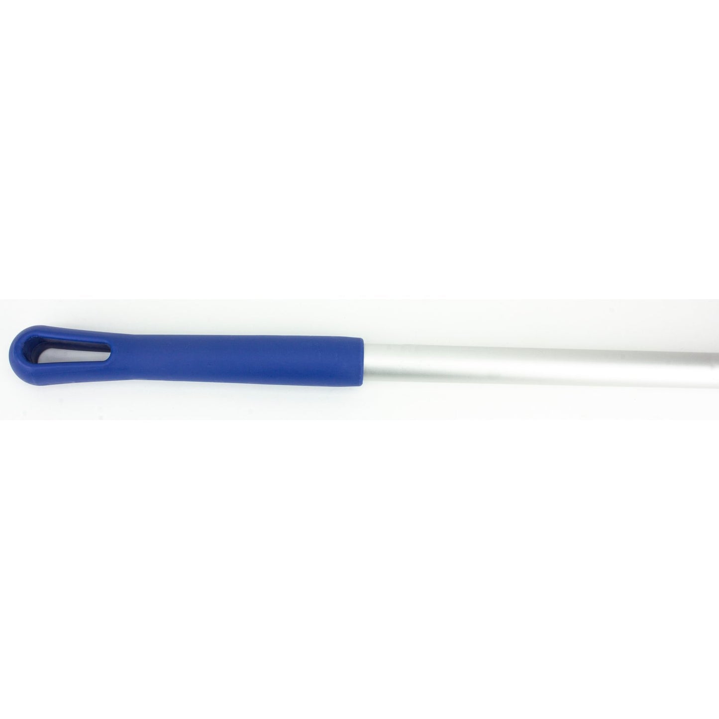 Carlisle 40226EC14 60" Blue Natural Aluminum Handle with Color-Coded Tip and Hang Up Cap