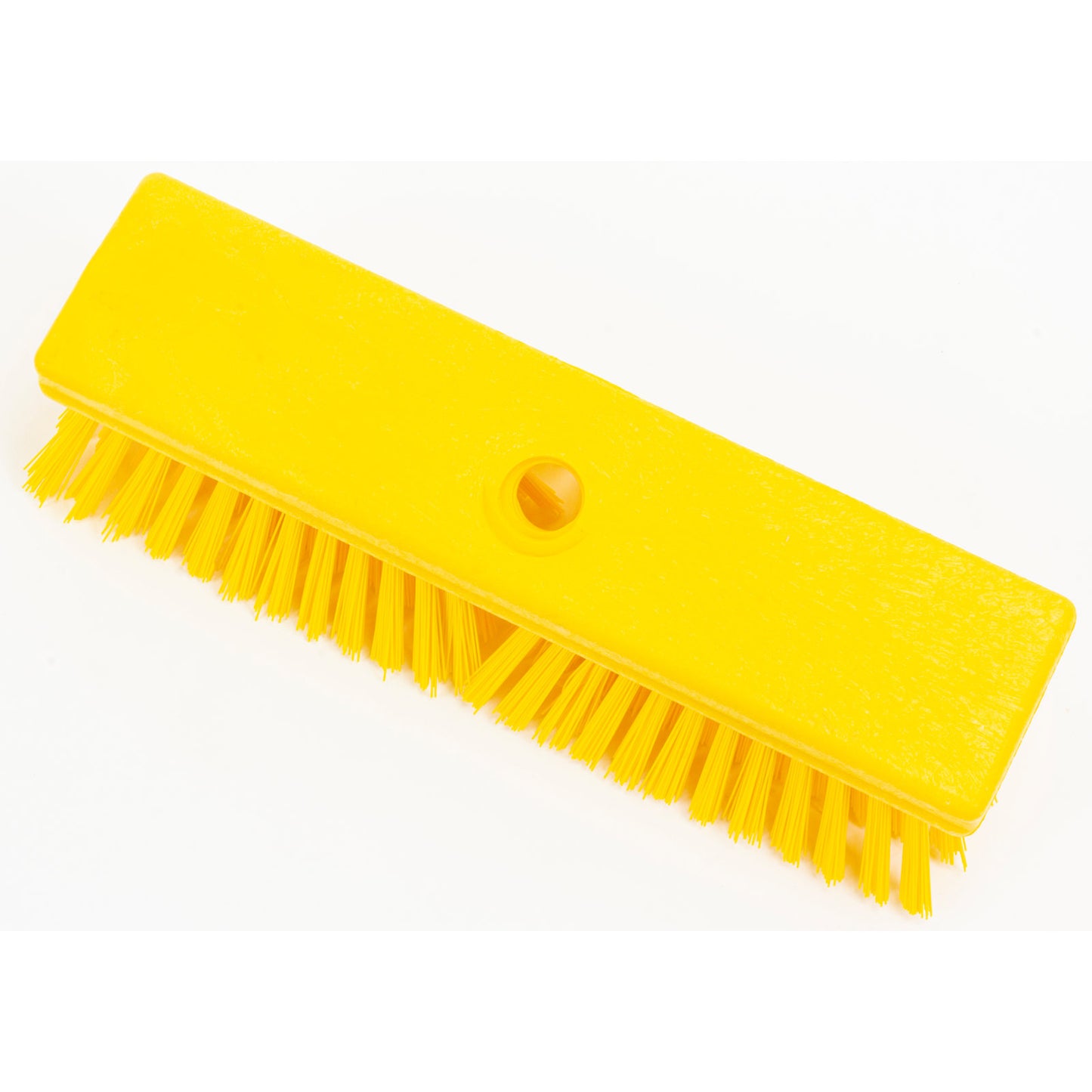 Carlisle 41722EC04 10" Yellow Sparta Color Coded Deck Scrub Brush