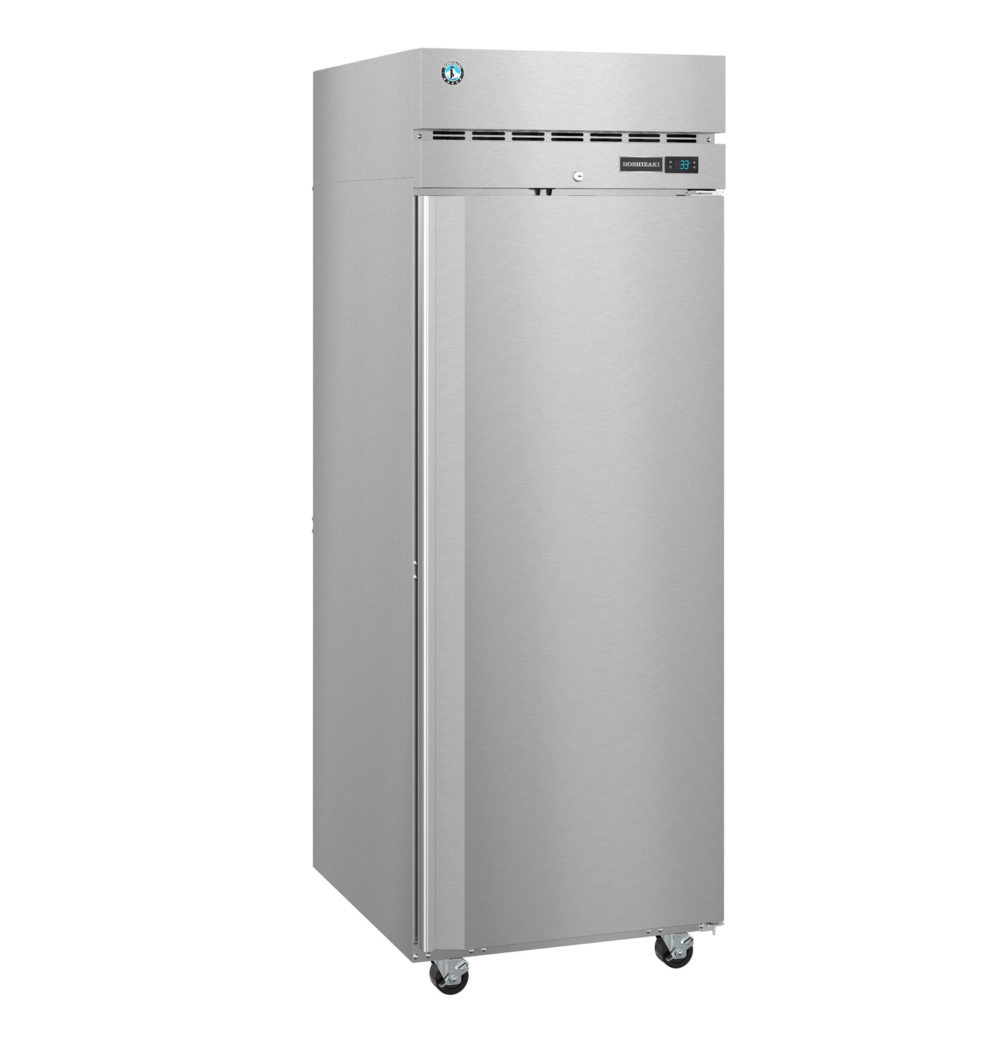 Hoshizaki F1A-FS One Section Full Stainless Door with Lock Upright Freezer