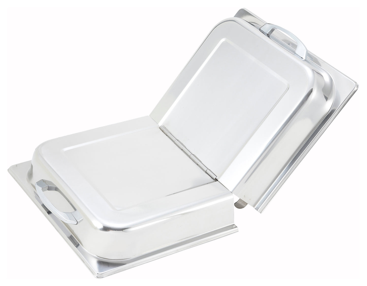 Winco C-HDC Full-size Stainless Steel Dome Cover, Hinged Opening