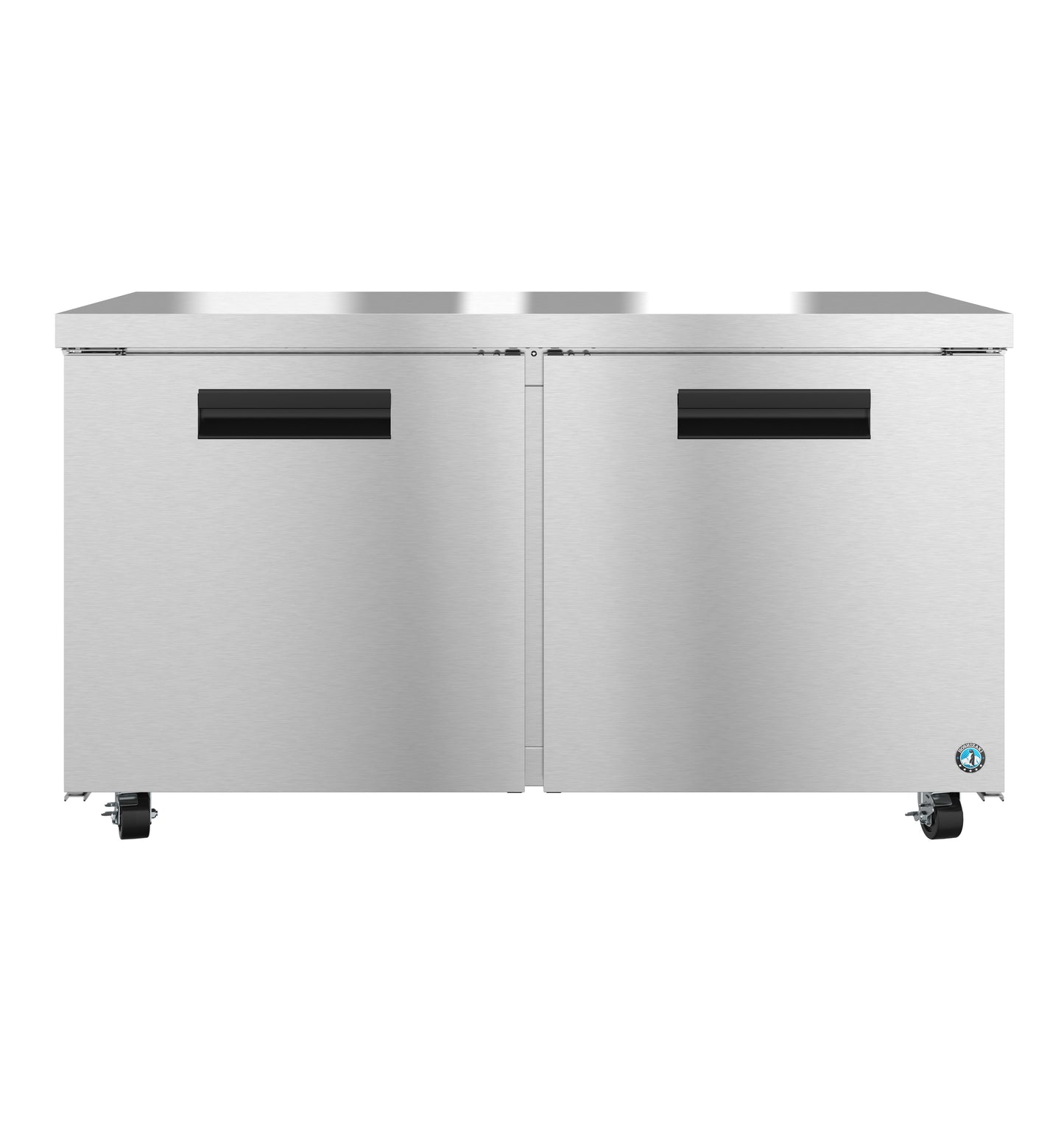 Hoshizaki UF60B Two Section Stainless Doors Undercounter Freezer