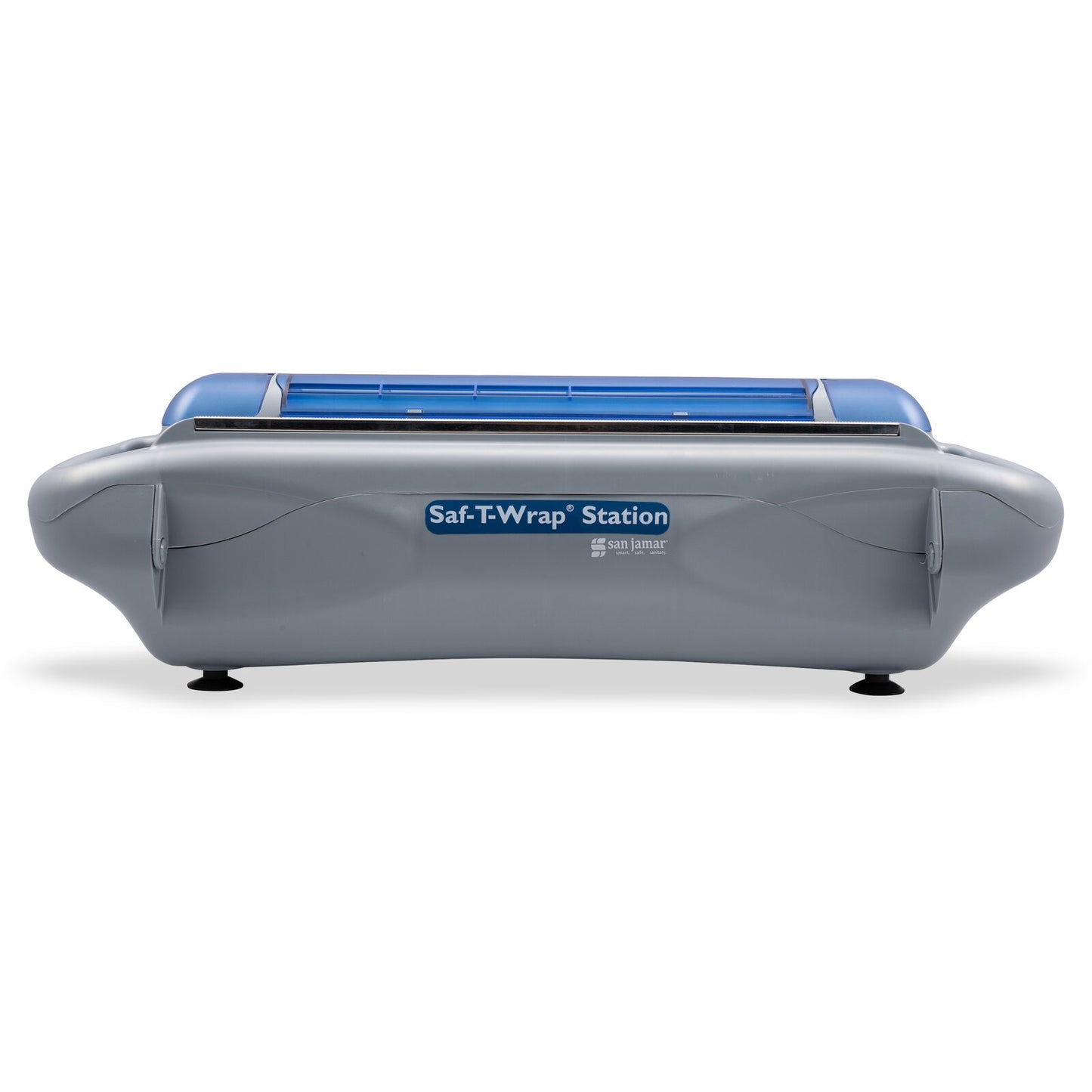 San Jamar SW1218SC Chrome Saf-T-Wrap Station with Slide Cutter