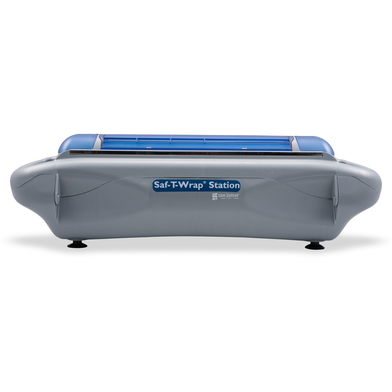 San Jamar SW1218SC Chrome Saf-T-Wrap Station with Slide Cutter