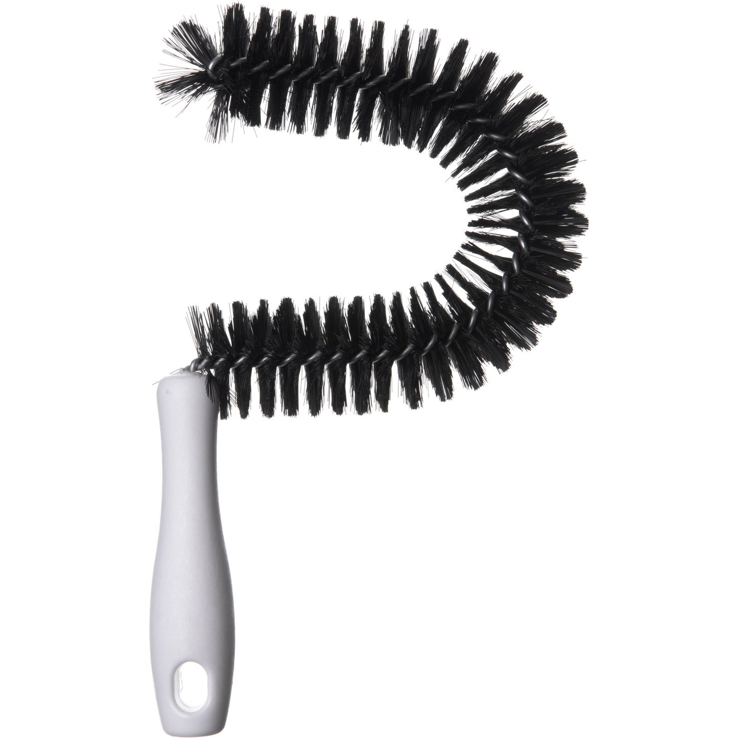 Carlisle 4015300 10" Black Sparta Curved Coffee Maker Brush with Soft Polyester Bristles