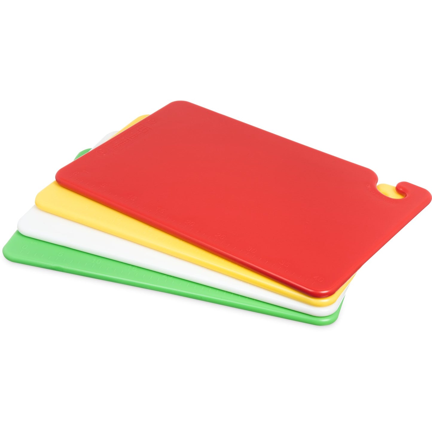 San Jamar CB1218QS 12" x 18" x 0.5" Cut-N-Carry Cutting Board