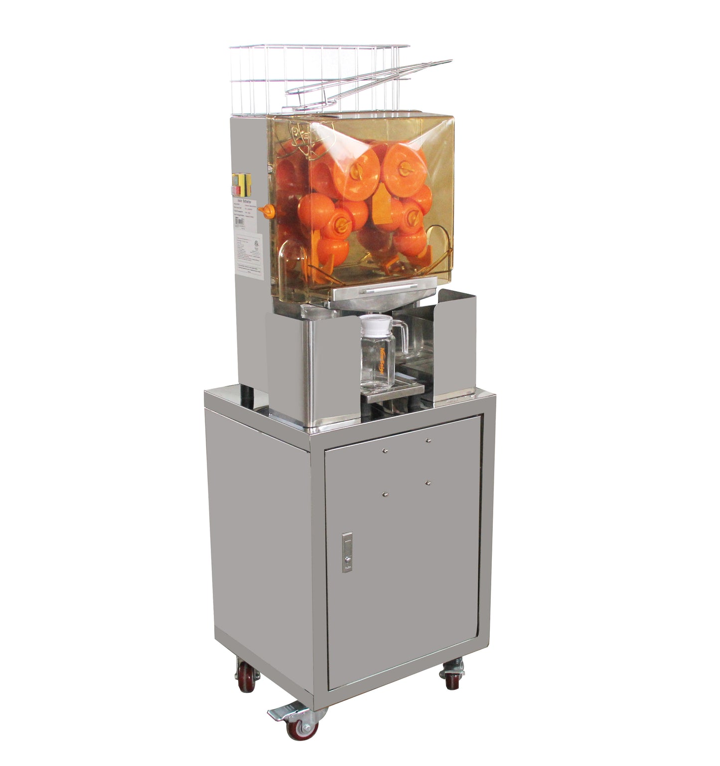 Omcan 44289 Stainless Steel Stand for item 44228 Stainless Steel Orange Juice Extractor