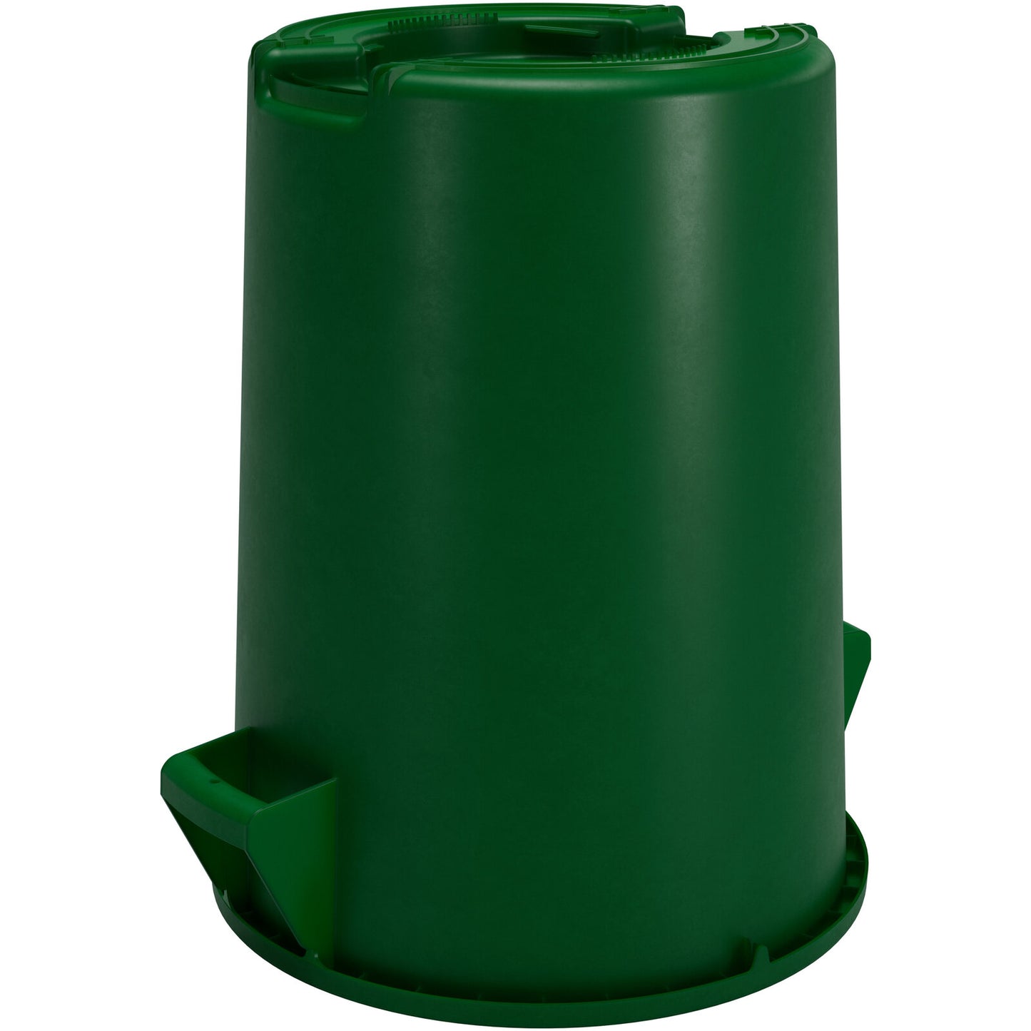 Sparta 84103209 32 Gallon Green Round Polyethylene Bronco Waste Bin Trash Container