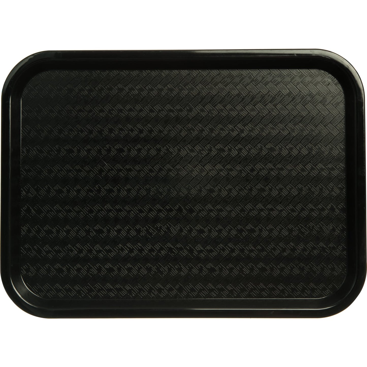 Carlisle CT1216-8103 12" x 16" Black Cafe Fast Food Cafeteria Tray (6/pk)