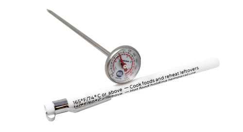 Omcan 47201 Oven Thermometer with Built-in Hanging Hook and Standing Panel