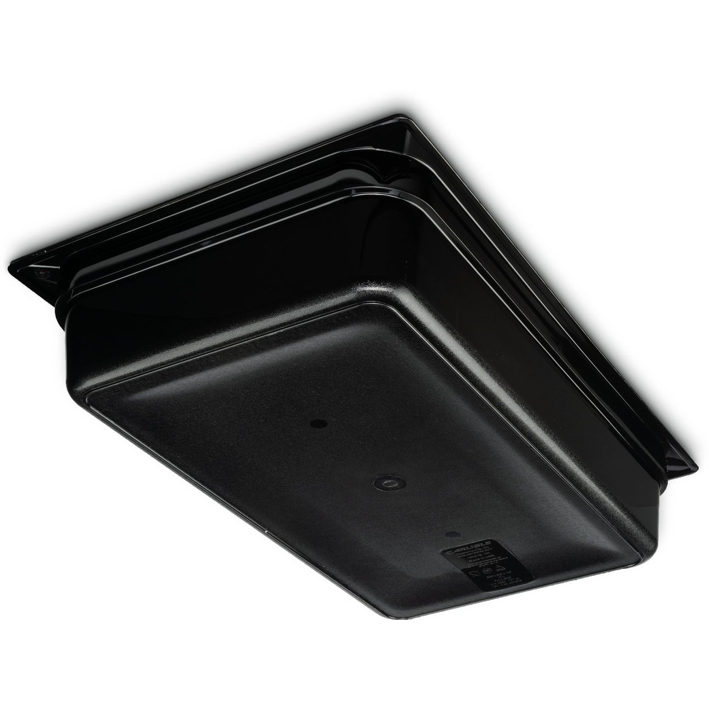 Carlisle 10401B03 Full-Size Black High Heat Plastic StorPlus Food Pan, 4" Deep