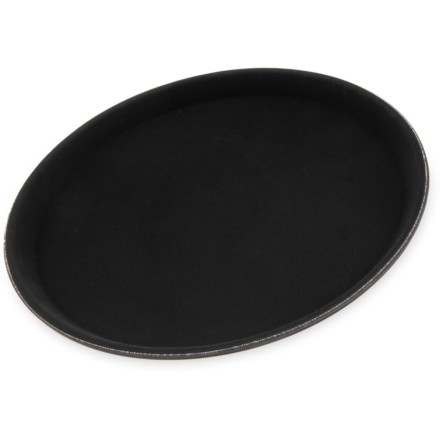 Carlisle 1100GL004 11" Black Round GripLite Tray