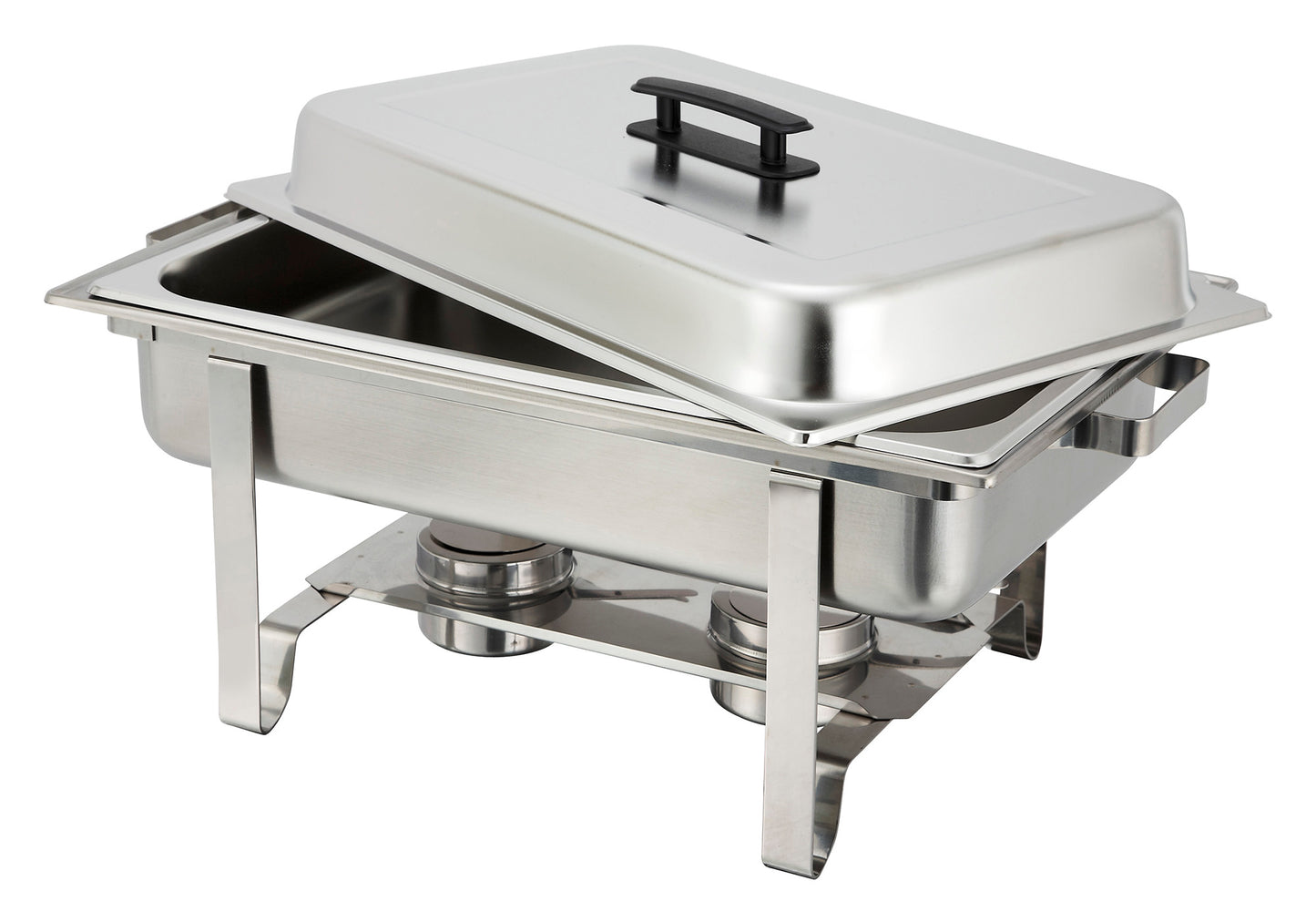 Winco C-3080B 8 Qt. Full-size Stainless Steel Newburg Chafer