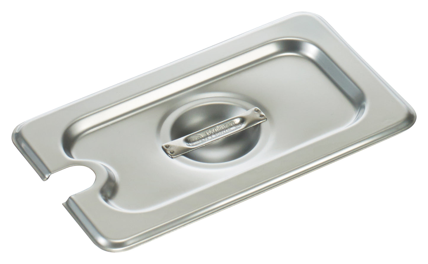 Winco SPCN 1/9 Size Stainless Steel Slotted Steam Pan Cover