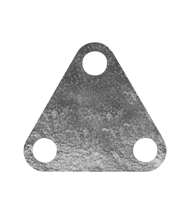 Thorinox TFP-C Chrome Foot Plate with Holes