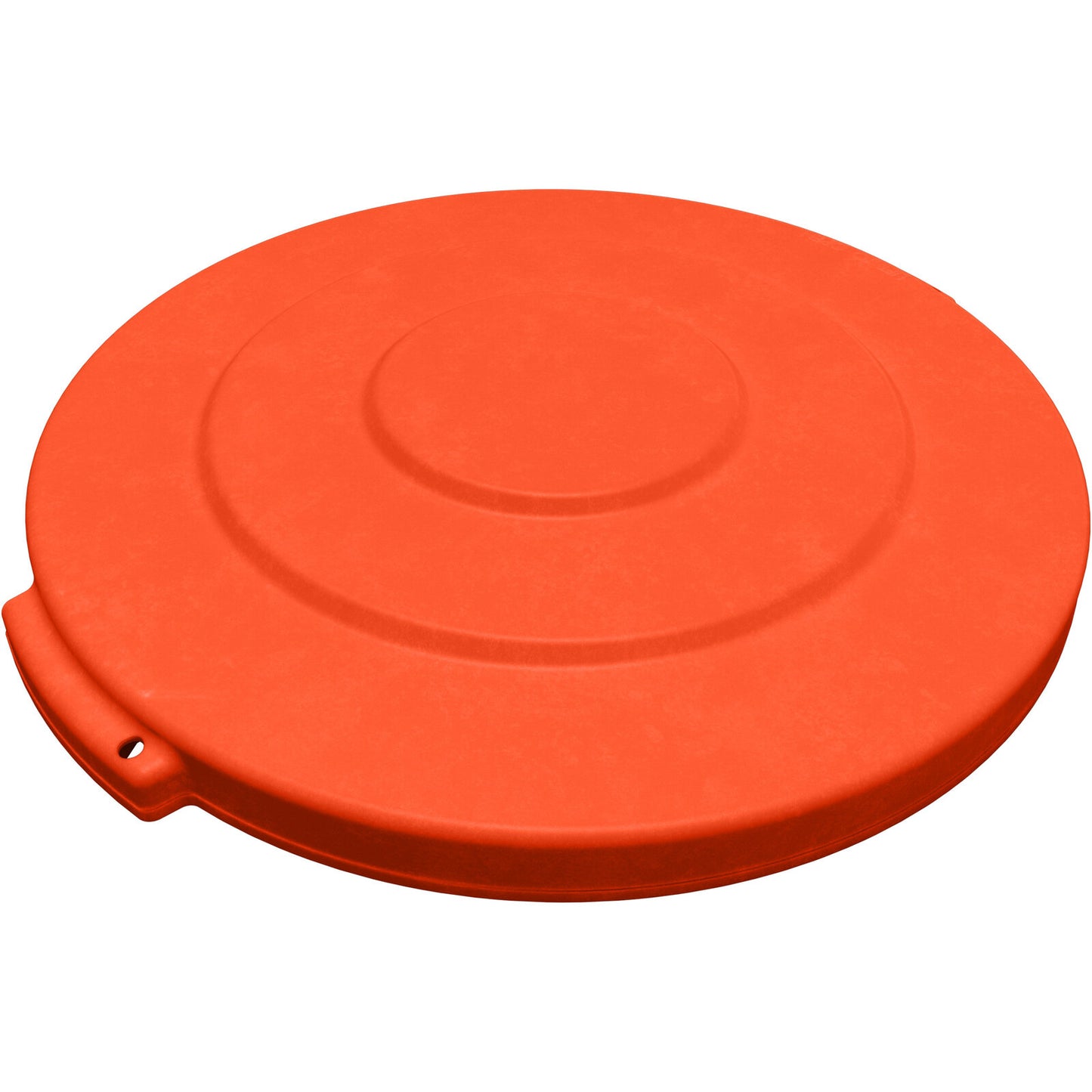 Sparta 84101124 10 Gallon Orange Round Polyethylene Bronco Waste Bin Trash Container Lid