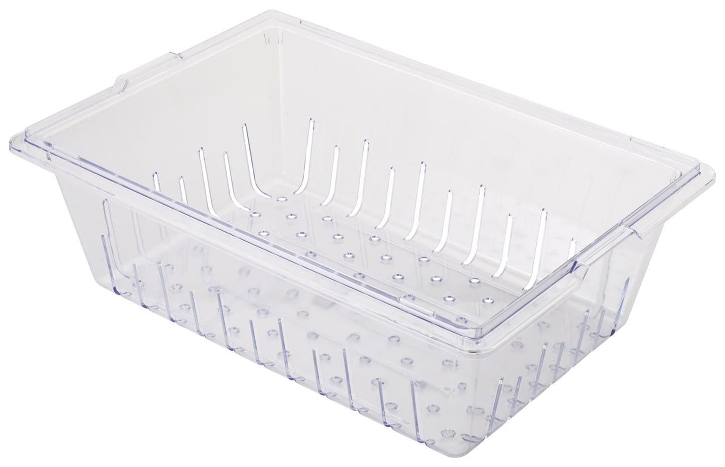Winco PFSF-8C 18"x26"x8.5" Clear Colander
