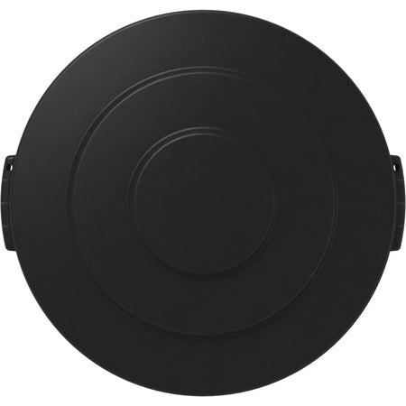 Sparta 84101103 10 Gallon Black Round Polyethylene Bronco Waste Bin Trash Container Lid