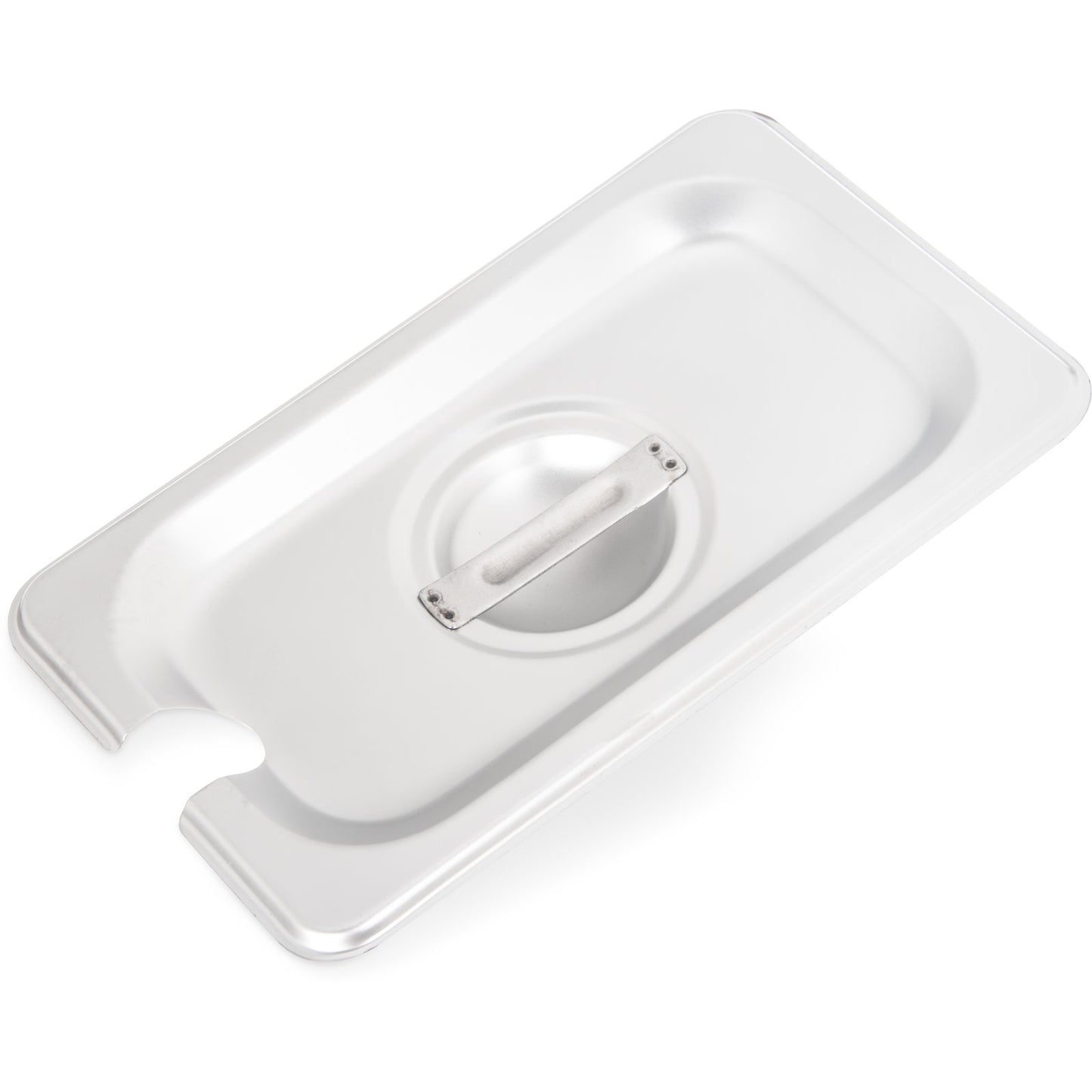 Carlisle 607190CS 1/9 Size Stainless Steel DuraPan Hotel Pan Slotted Handled Cover