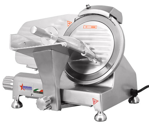 Omcan 41710 9-inch Belt-Driven Meat Slicer with Blade Locker