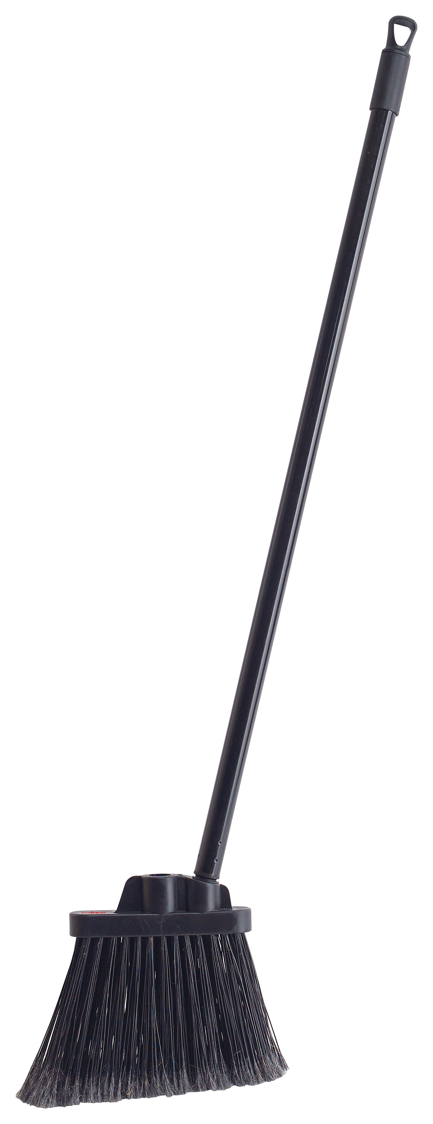 Winco BRF-6K-H Black Bristles Medium Duty Lobby Broom Set