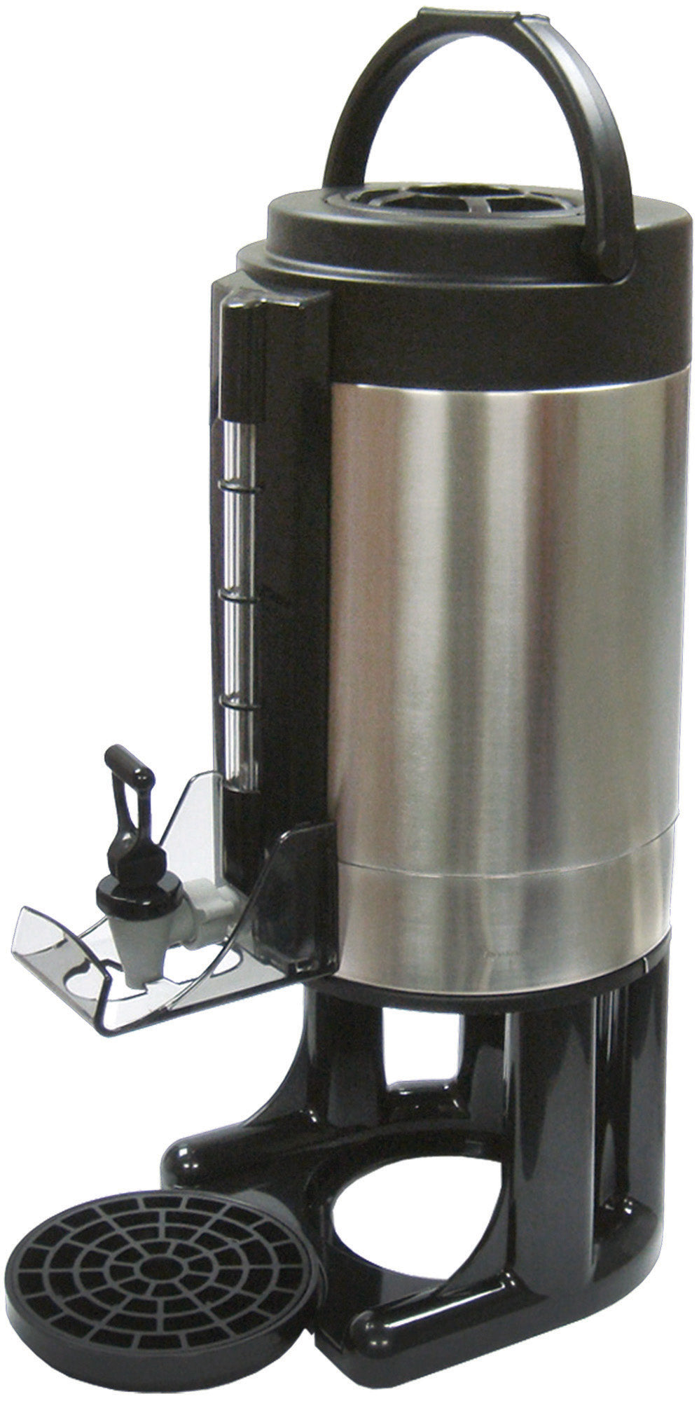 Winco SBD-1.5 1.5 Gallon Stainless Steel Beverage Dispenser w/ Sight Glass