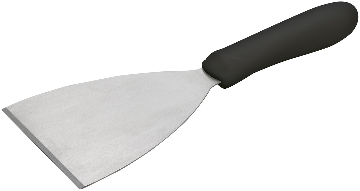 Winco TKP-40 4-7/8" x 4" Blade Black Polypropylene Handle Scraper
