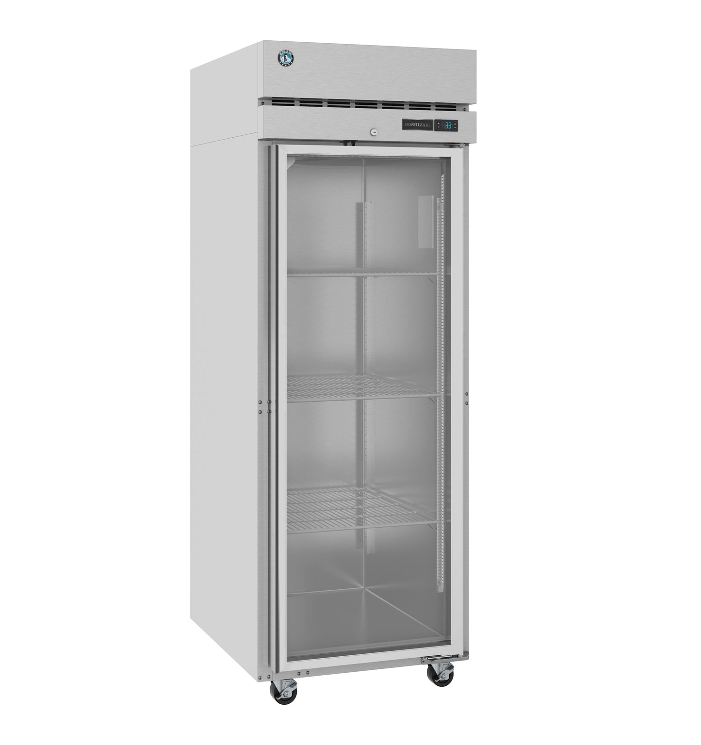 Hoshizaki R1A-FG One Section Full Glass Door with Lock Upright Refrigerator