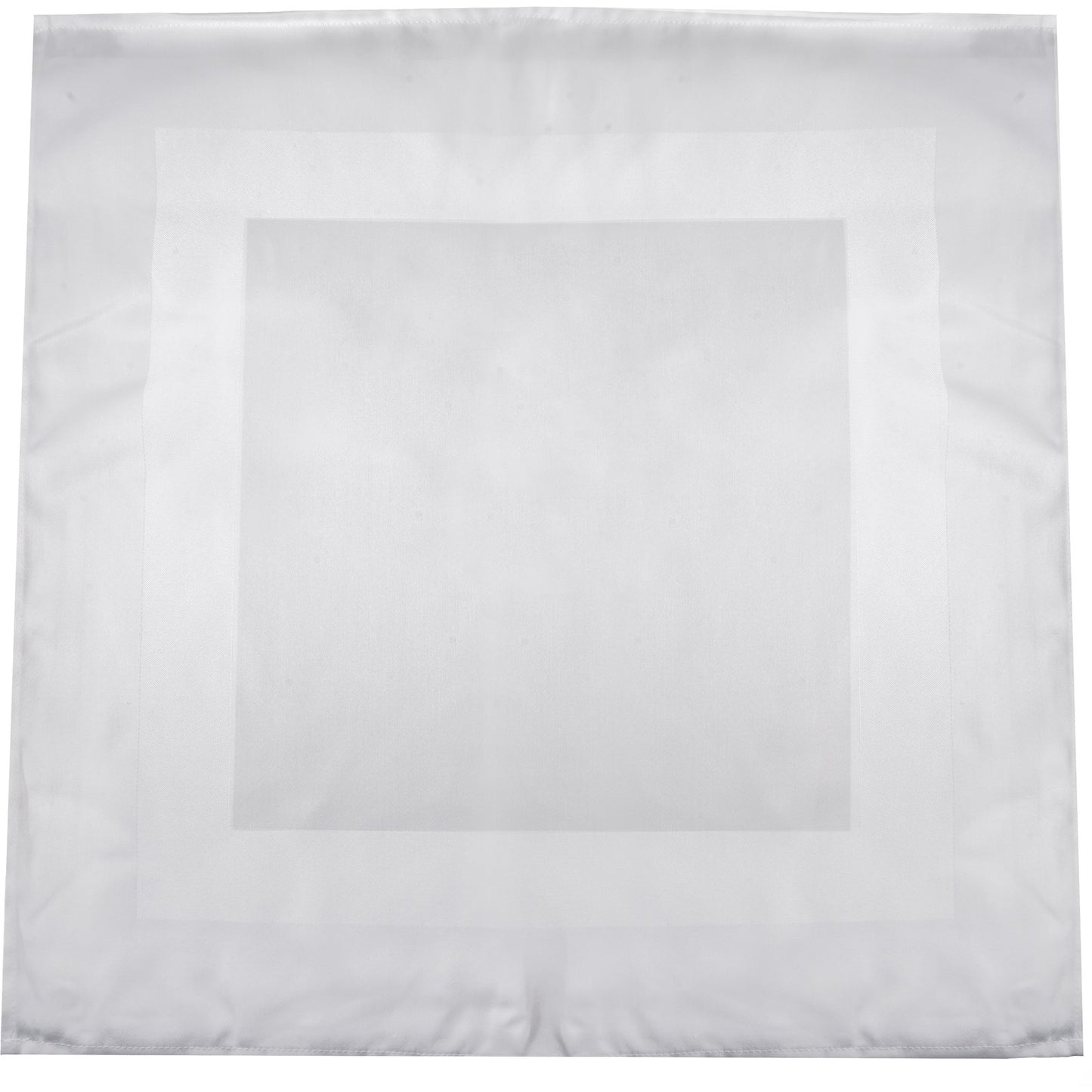 Snap Drape 54682222NH010 22" x 22" White Spun Polyester Microfiber Milan Birdseye Napkin