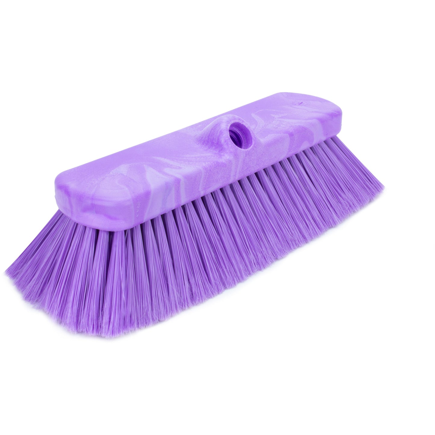 Carlisle 41278EC68 10" Purple Color Coded Flo-Thru Wall & Equipment Brush