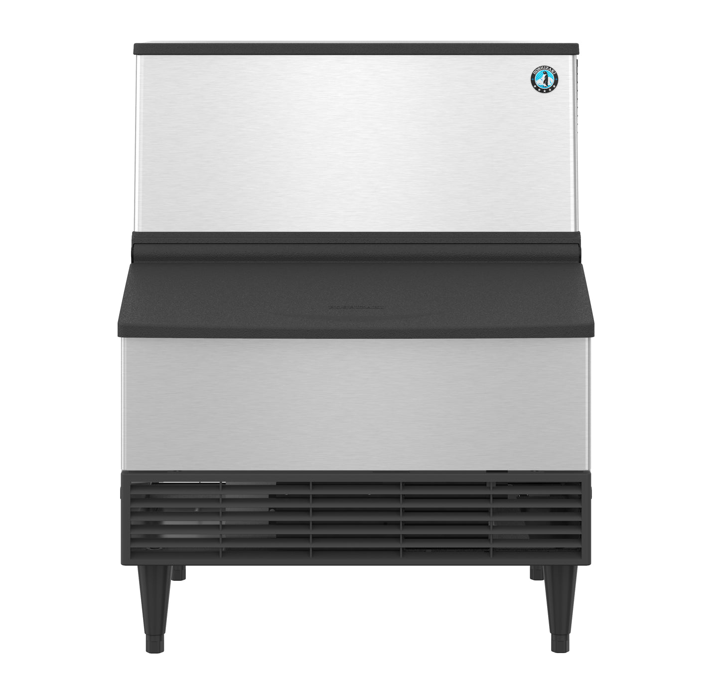 Hoshizaki KM-301BAJ Crescent Cuber Icemaker, Water-cooled, Built in Storage Bin