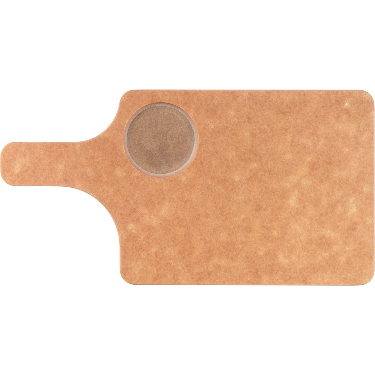 San Jamar TC7503 8.5" x 6.5" x 0.75" Natural Tuff Cut Cutting Board