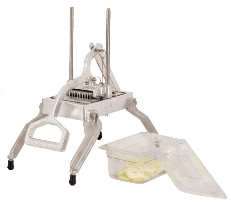 Omcan 41863 Countertop Vertical Fruit and Vegetable Slicer with 1/4" Cutter Blade