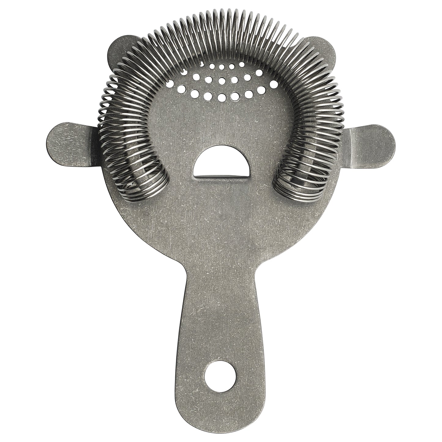 Winco BABS-6CS Stainless Steel After 5 4-Prong Bar Strainer, Crafted Steel Finish