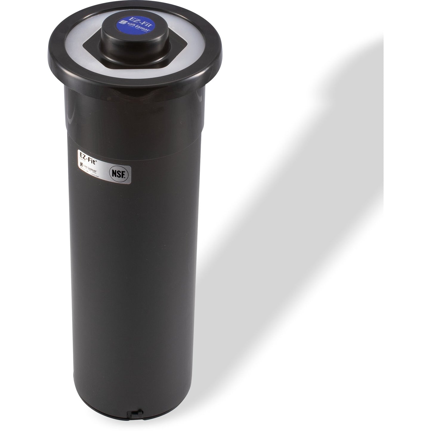 San Jamar C2410C18 18" Black One-Size-Fits-All EZ-Fit Cup Dispenser