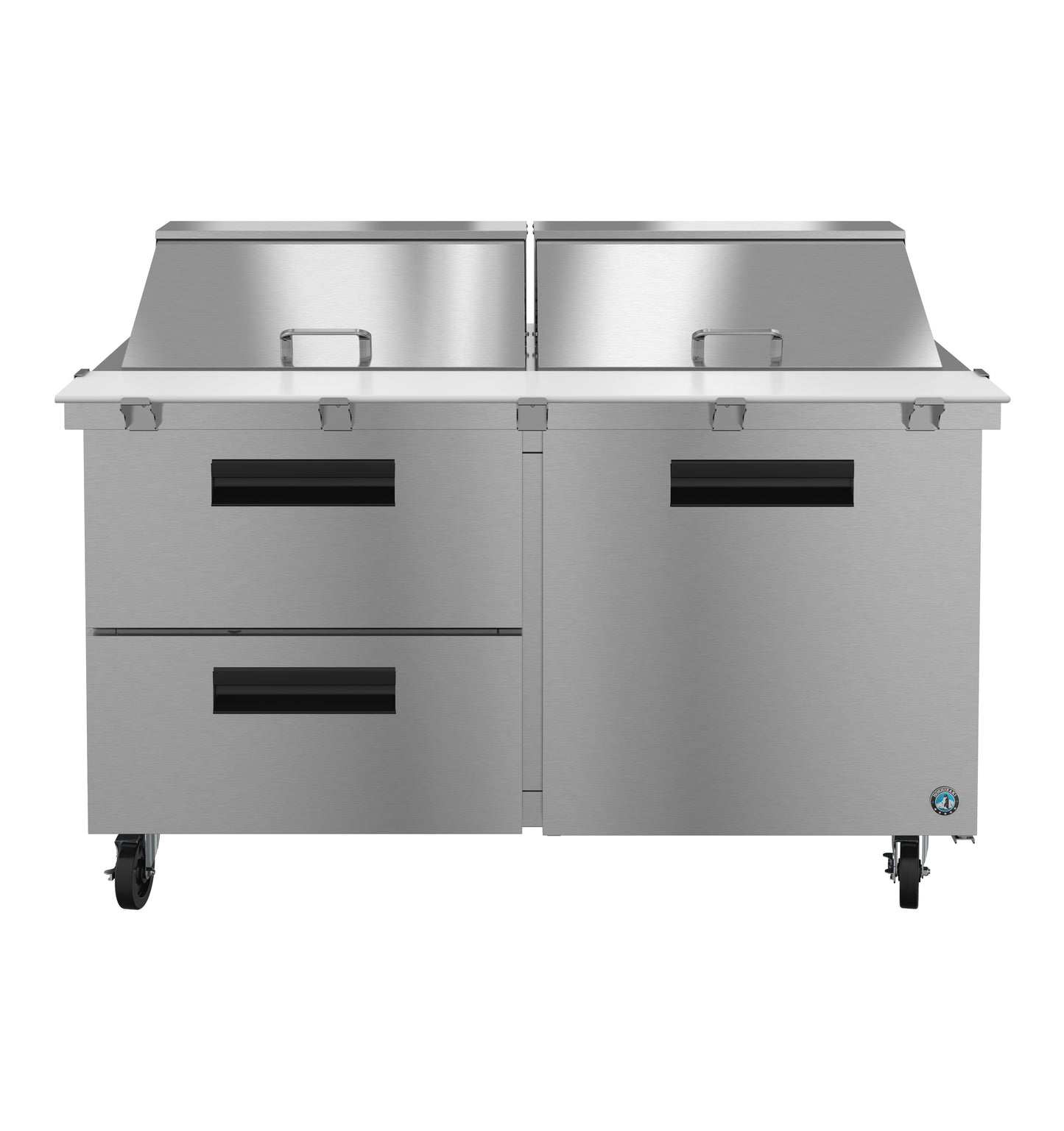Hoshizaki SR60B-24MD2 Two Section Drawer/Door Combo Mega Top Prep Table Refrigerator