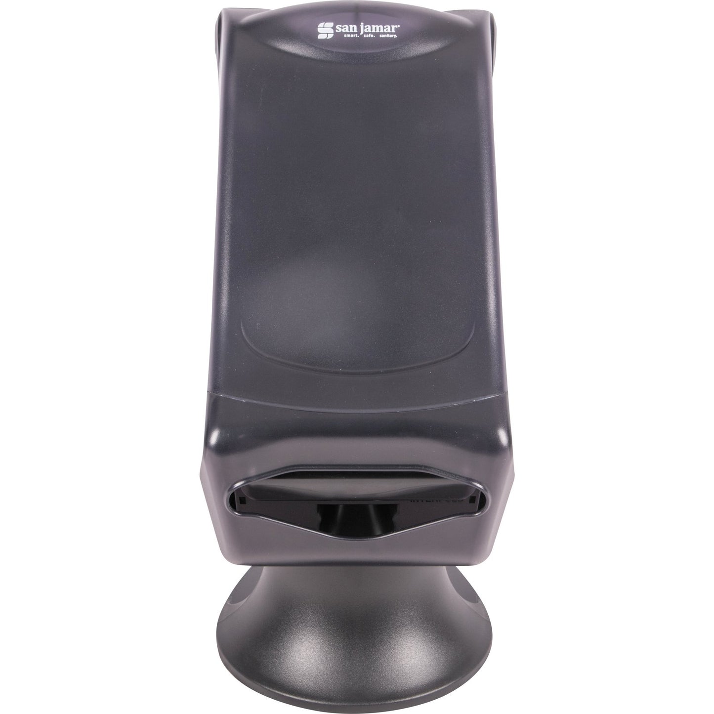 Carlisle H5005STBK 450 Napkin Black Venue Napkin Dispenser with Stand, Fullfold Control Face