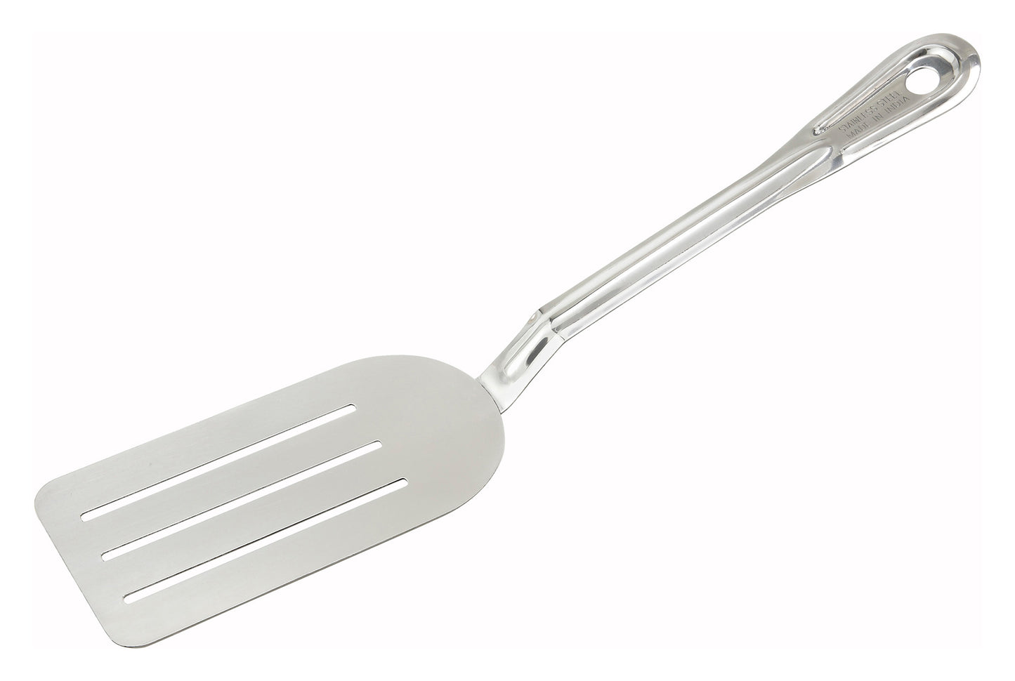 Winco STN-8 14" Stainless Steel Slotted Serving Turner