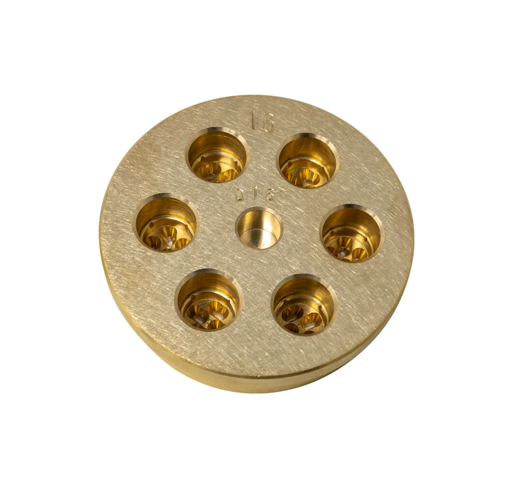 Omcan 13373 2.6 x 1.5mm Pasta Die #16 Linguine