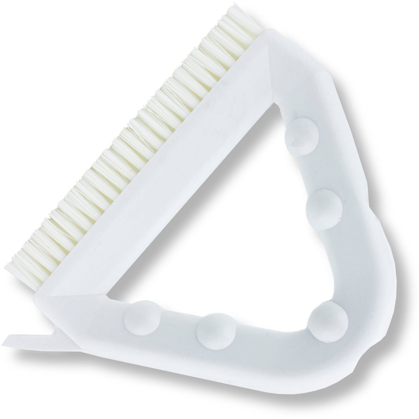 Carlisle 41323EC02 9" White Spart Color Coded Tile and Grout Brush