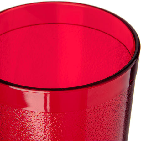 Carlisle 521610 16 oz Ruby SAN Stackable Plastic Tumbler