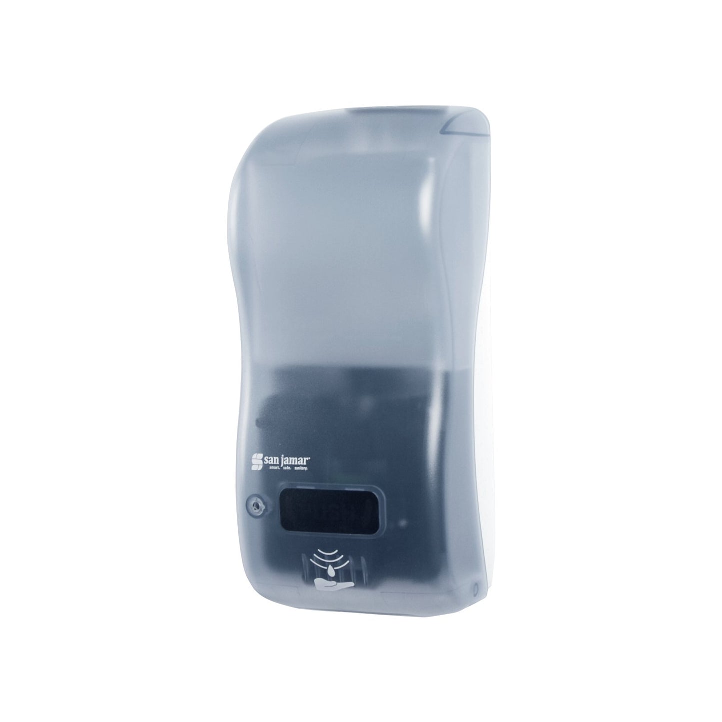 Carlisle SH900TBL 900 mL Arctic Blue Plastic Classic Rely Hybrid Electronic Soap, Liquid & Lotion